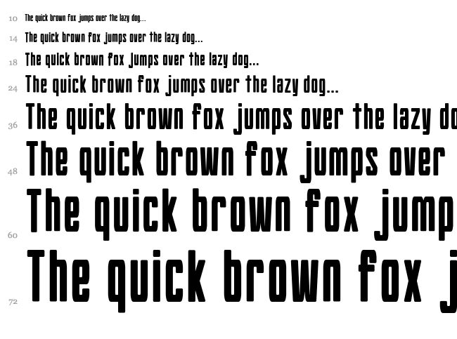 Hyouzi Display font waterfall