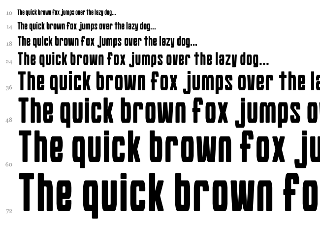Hyouzi Display font waterfall