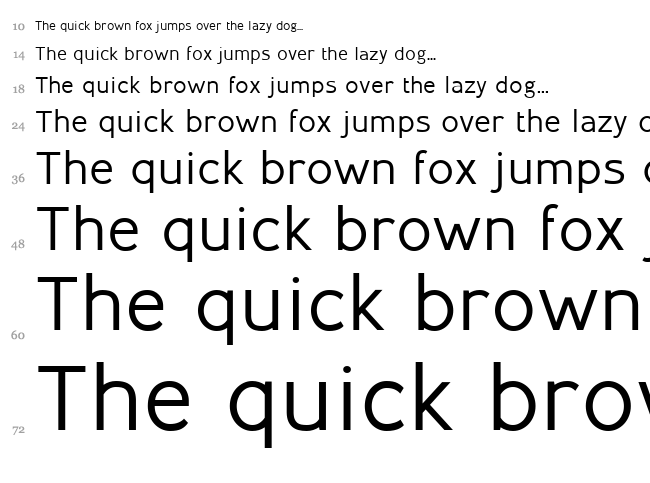 Inprimis font waterfall