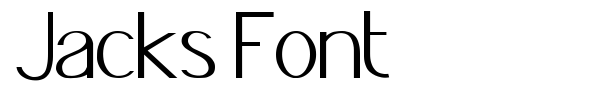 Jacks Font font