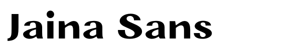 Jaina Sans font