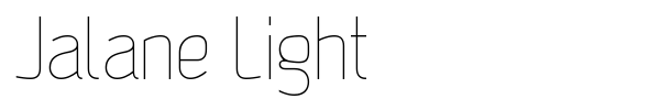 Jalane Light font