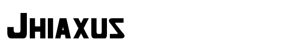 Jhiaxus font