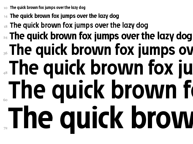 Josef Pro font waterfall