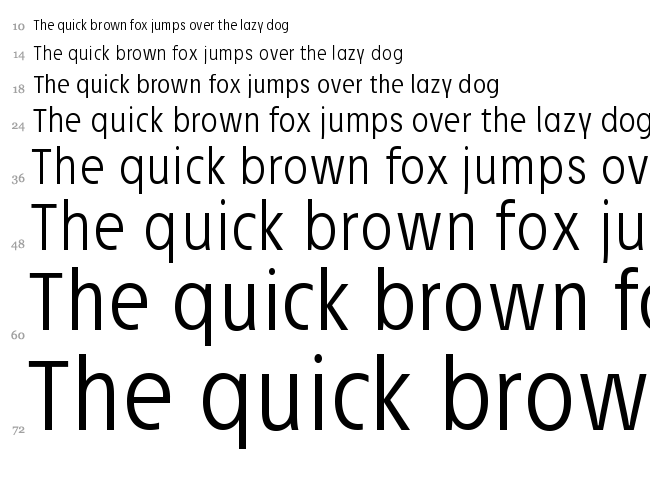 Josef Pro font waterfall