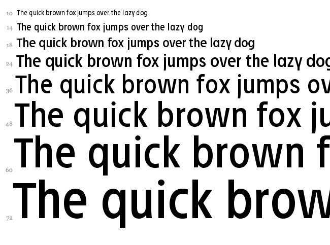 Josef Pro font waterfall