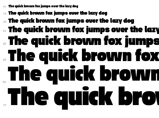 Josef Pro font waterfall