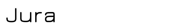 Jura font