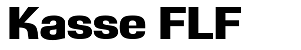 Kasse FLF font