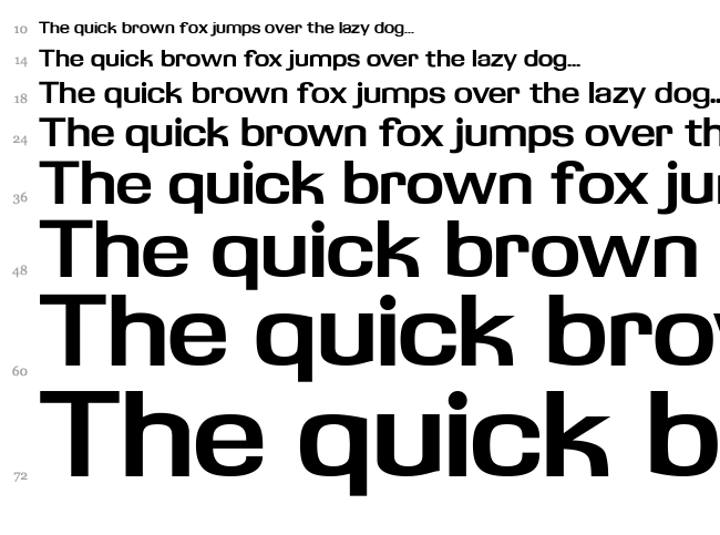 Kasse FLF font waterfall