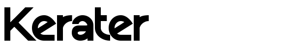 Kerater font preview