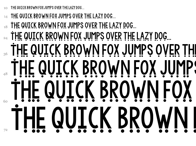 KG Why You Gotta Be So Mean font waterfall