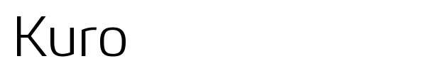 Kuro font