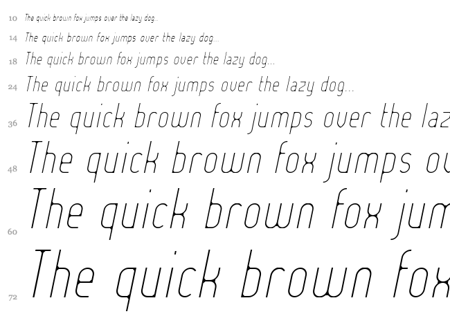 Lady Ice font waterfall