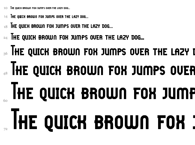 Lady Ice font waterfall
