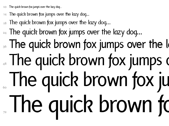 Laser font waterfall
