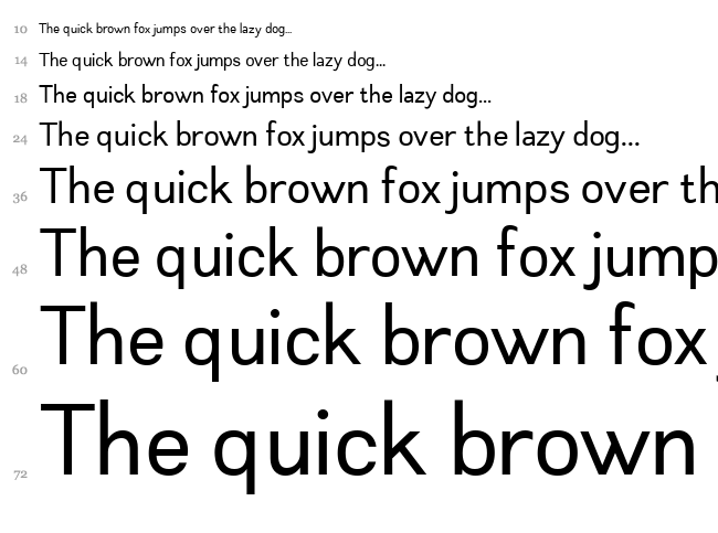 Leon font waterfall
