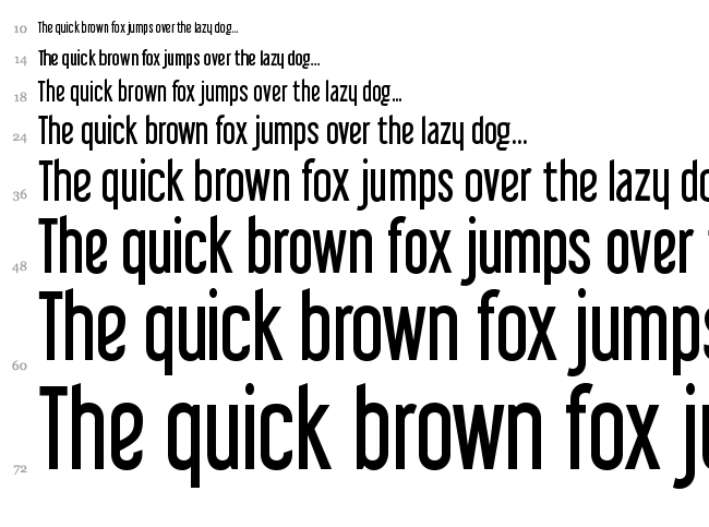 Libel Suit font waterfall