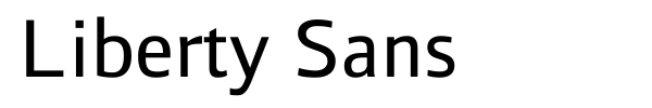 Liberty Sans font