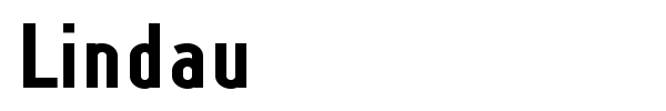Lindau font