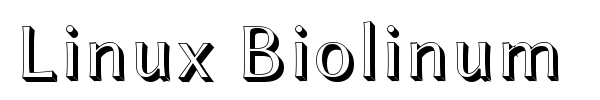 Linux Biolinum font preview
