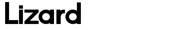 Lizard font