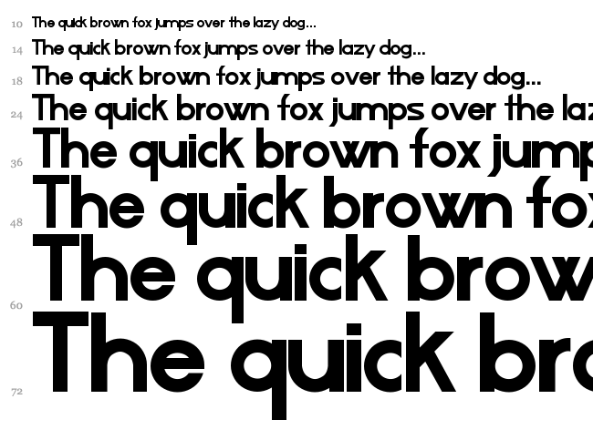 Lizard font waterfall