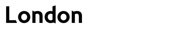 London font
