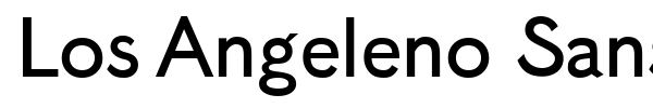 Los Angeleno Sans font