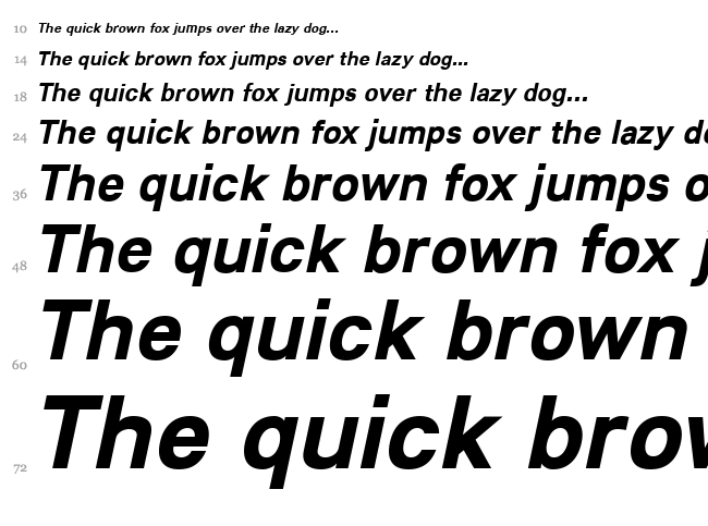 Lunchtype 21 font waterfall