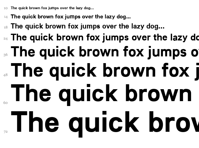 Lunchtype 21 font waterfall
