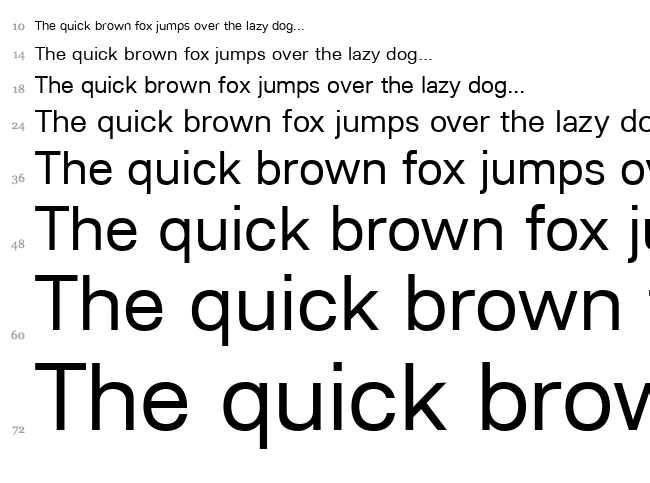 Lunchtype 21 font waterfall