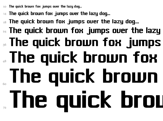 Mac Type font waterfall