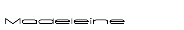 Madeleine font