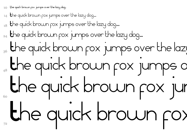 Mamma Gamma font waterfall