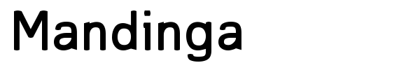 Mandinga font