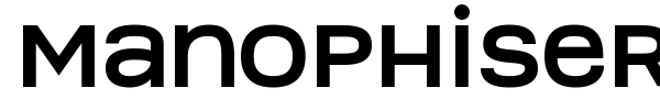 Manophiser font
