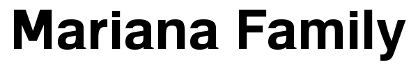 Mariana Family font