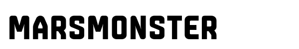 Marsmonster font preview