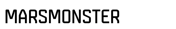 Marsmonster font preview