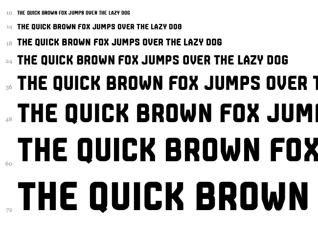 Marsmonster font waterfall