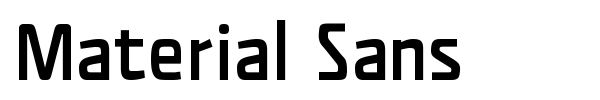 Material Sans font