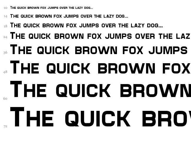 Maximus font waterfall