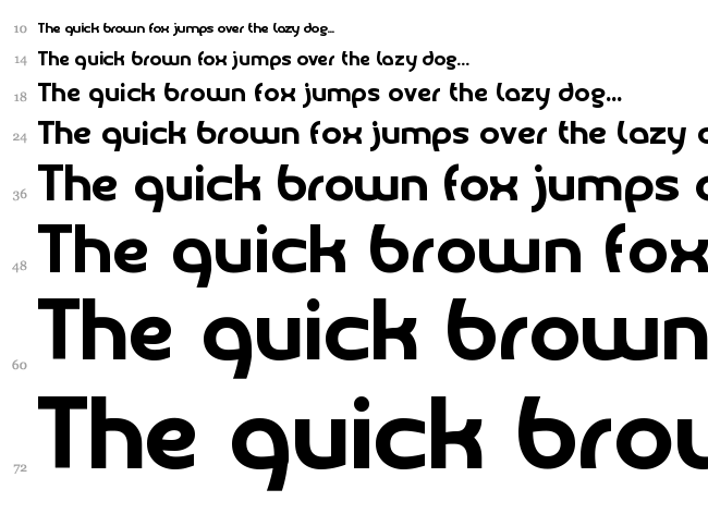 font waterfall