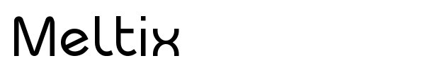 Meltix font