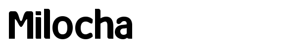 Milocha font preview