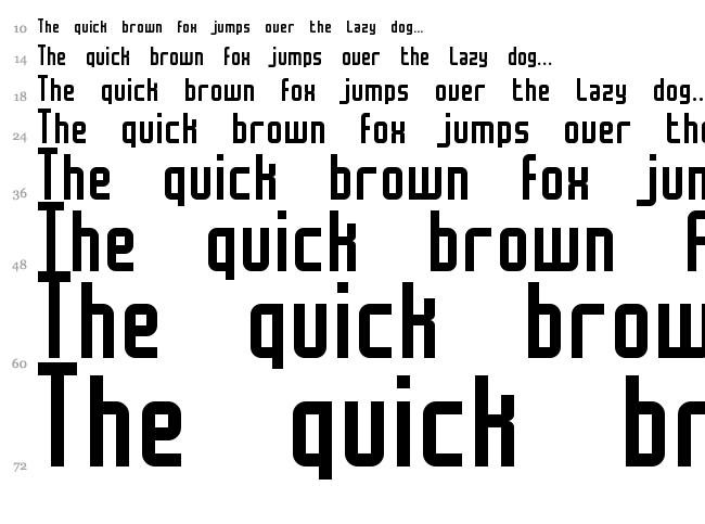 Mocha font waterfall