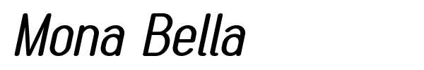 Mona Bella font