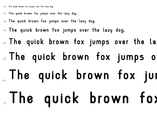 Nemesia font waterfall