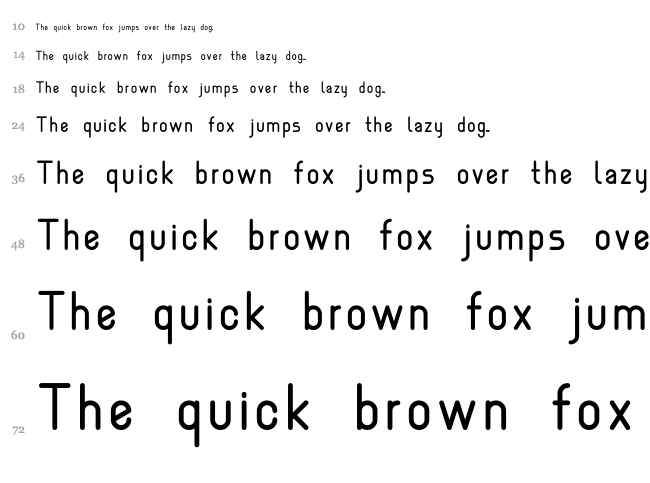 Nemesia font waterfall